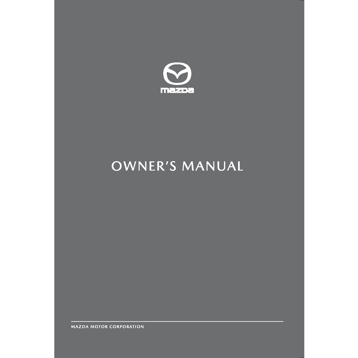 2020 CX-3 OWNER'S MANUAL